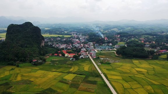 Một góc xã Vân Nham nhìn từ trên cao